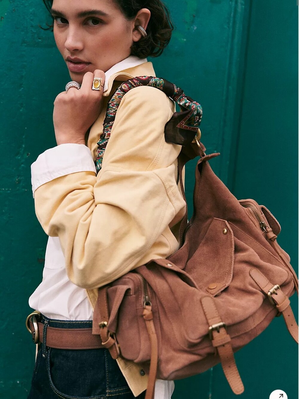 Free People, Palermo Suede Shoulder Bag - Picture 2 of 4